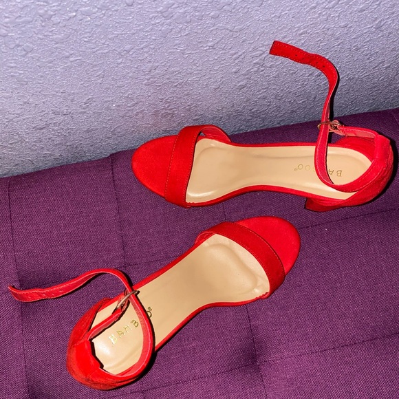 Bamboo Red Heels - Picture 2 of 2